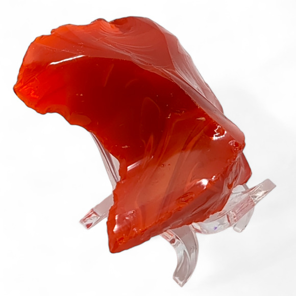 Ruby Amberina Swirl Slag Art Glass Cullet #4S48 - Picture 2 of 6